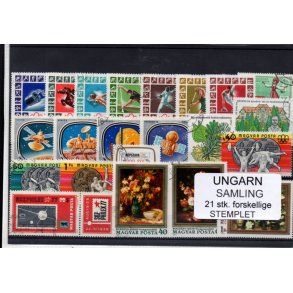 Ungarn Samling - 21 Stk.forskellige - Stemplet