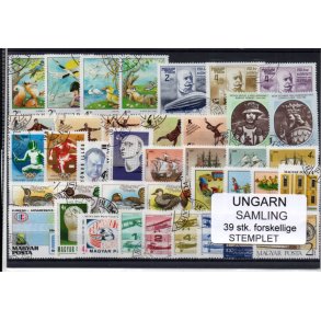 Ungarn Samling - 39 Stk.forskellige - Stemplet
