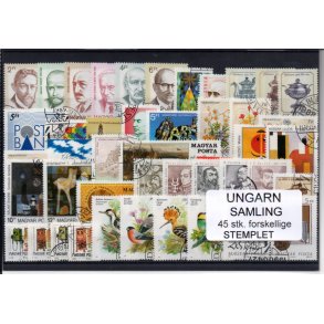Ungarn Samling - 45 Stk.forskellige - Stemplet
