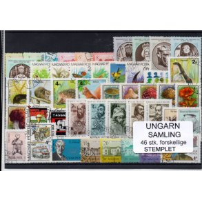 Ungarn Samling - 46 Stk.forskellige - Stemplet