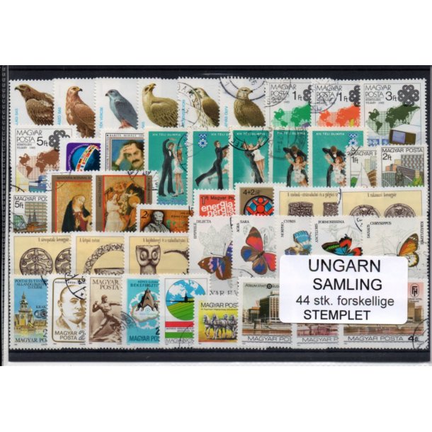 Ungarn Samling - 44 Stk.forskellige - Stemplet