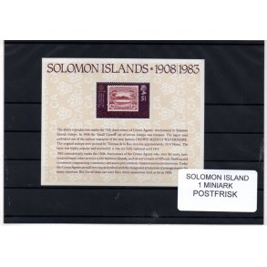 Solomon �er - 1 Miniark - Postfrisk