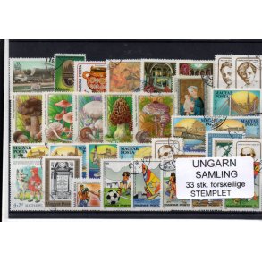 Ungarn Samling - 33 Stk.forskellige - Stemplet