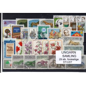 Ungarn Samling - 29 Stk.forskellige - Stemplet