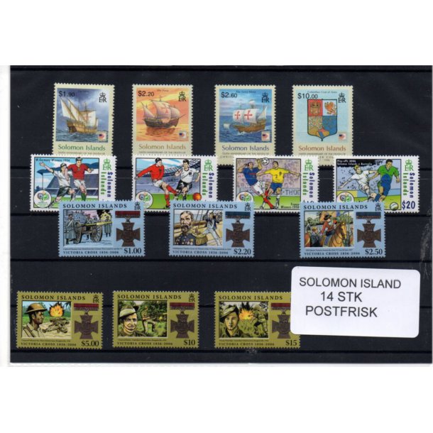 Solomon �er - 14 Stk. - Postfrisk