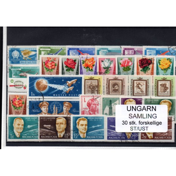 Ungarn Samling - 30 Stk.forskellige - Stemplet