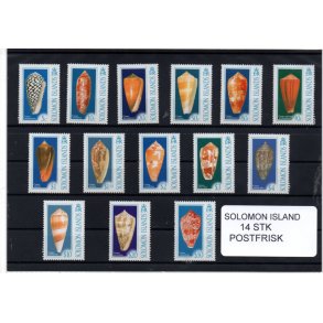 Solomon �er - 14 Stk. - Postfrisk