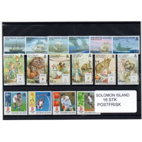 Solomon �er - 16 Stk. - Postfrisk
