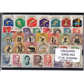 Ungarn Samling - 37 Stk.forskellige - Stemplet