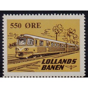 Lollands Banen - Godsfrimrke - 550 re - Ustemplet
