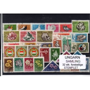 Ungarn Samling - 32 Stk.forskellige - Stemplet