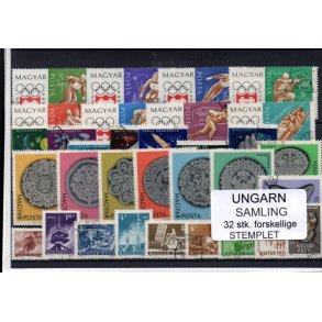 Ungarn Samling - 32 Stk.forskellige - Stemplet