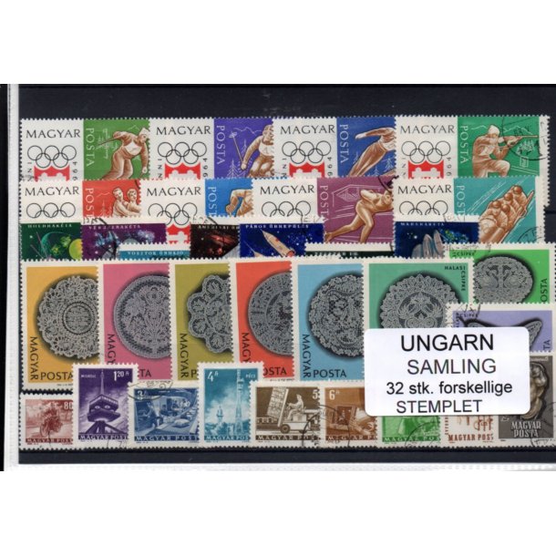 Ungarn Samling - 32 Stk.forskellige - Stemplet