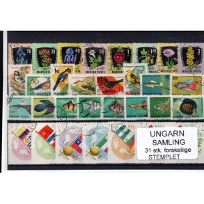 Ungarn Samling - 31 Stk.forskellige - Stemplet