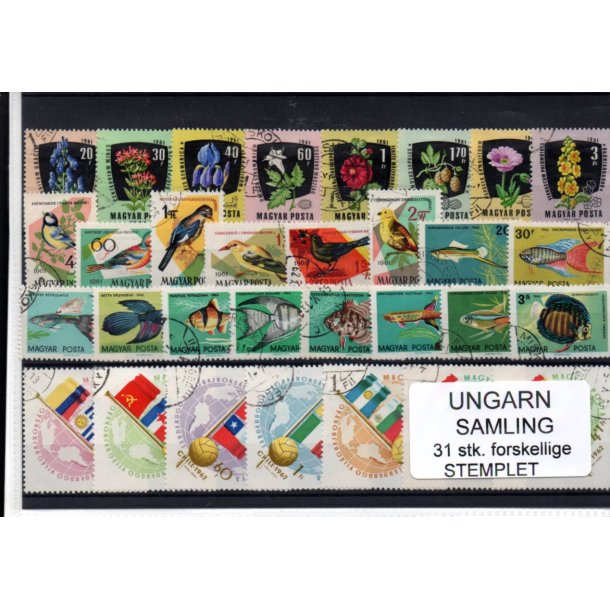 Ungarn Samling - 31 Stk.forskellige - Stemplet
