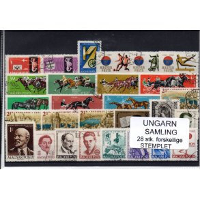 Ungarn Samling - 28 Stk.forskellige - Stemplet