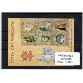 Vatikanet Samling - 1 Miniark - Postfrisk