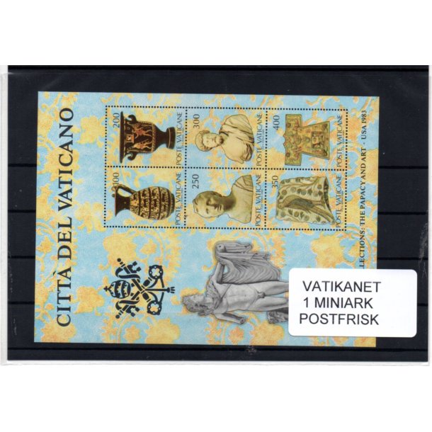 Vatikanet Samling - 1 Miniark - Postfrisk