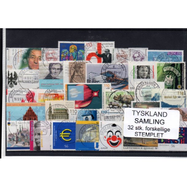 Tyskland Samling - 32 Stk. - Stemplet -