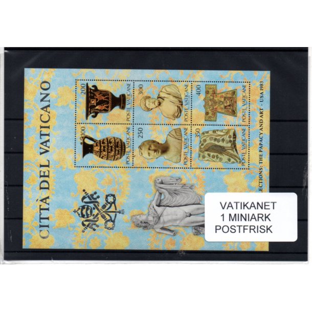 Vatikanet Samling - 1 Miniark - Postfrisk