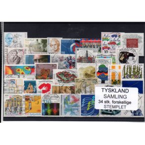 Tyskland Samling - 34 Stk. - Stemplet -