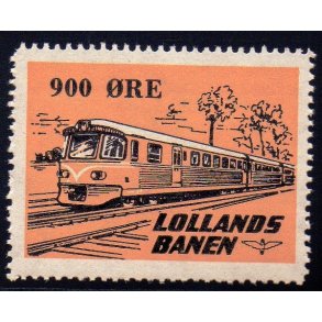 Lollands Banen - Godsfrimrke - 900 re - Ustemplet