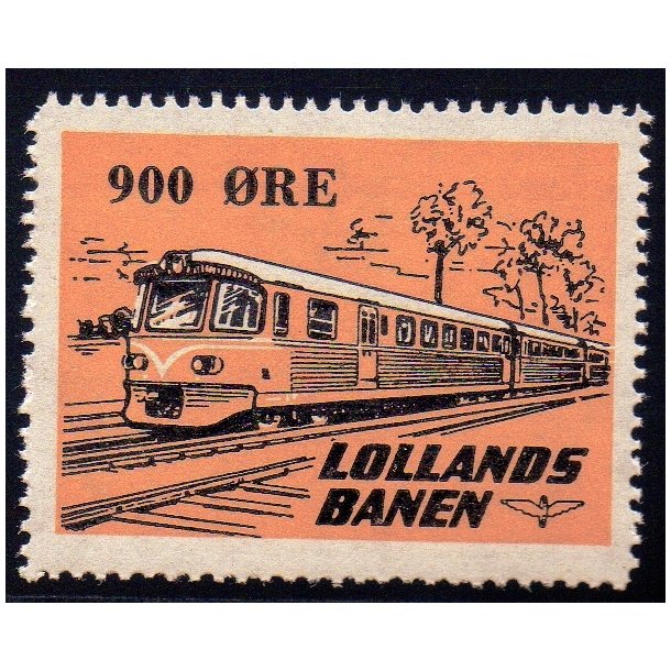 Lollands Banen - Godsfrimrke - 900 re - Ustemplet