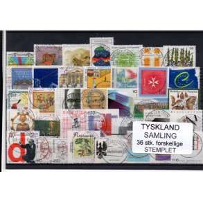Tyskland Samling - 36 Stk. - Stemplet -