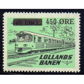 Lollands Banen - Godsfrimrke - 440 re overstemplet til 450 re - Ustemplet