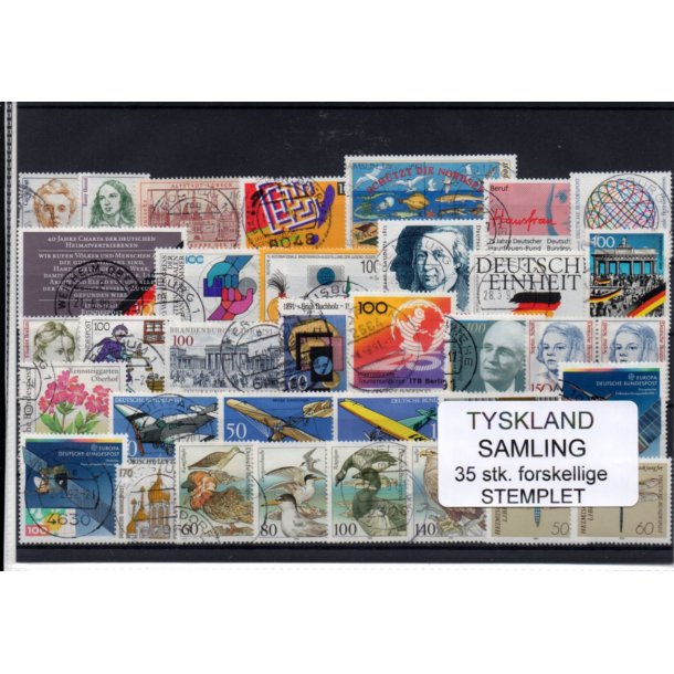 Tyskland Samling - 35 Stk. - Stemplet -