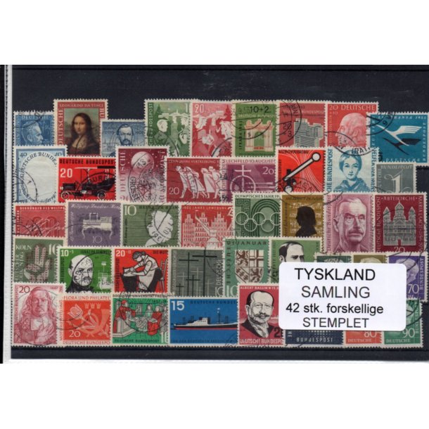 Tyskland Samling - 42 Stk. - Stemplet -