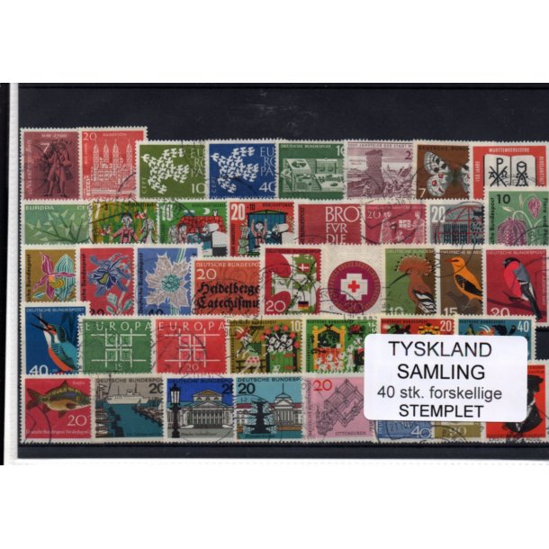 Tyskland Samling - 40 Stk. - Stemplet -