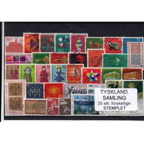Tyskland Samling - 35 Stk. - Stemplet -