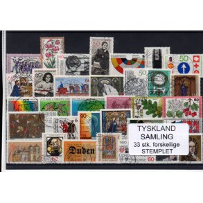 Tyskland Samling - 33 Stk. - Stemplet -