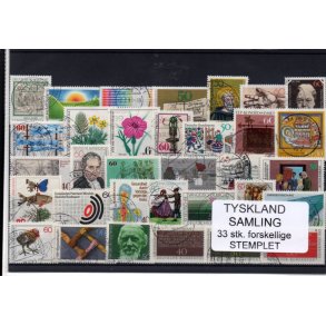 Tyskland Samling - 33 Stk. - Stemplet -