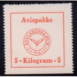 Lollands Banen - Avisakke - 5 Kilogram - Ustemplet