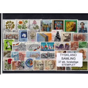 Tyskland Samling - 37 Stk. - Stemplet -