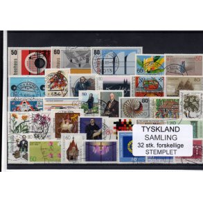Tyskland Samling - 32 Stk. - Stemplet -