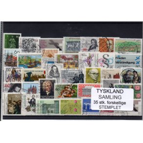 Tyskland Samling - 35 Stk. - Stemplet -
