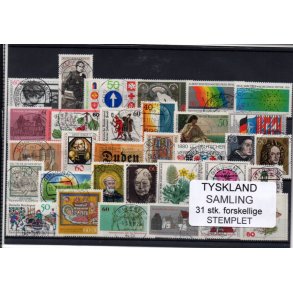 Tyskland Samling - 31 Stk. - Stemplet -