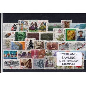 Tyskland Samling - 37 Stk. - Stemplet -
