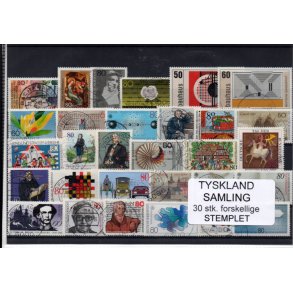 Tyskland Samling - 36 Stk. - Stemplet -