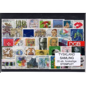 Tyskland Samling - 35 Stk. - Stemplet -