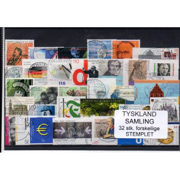 Tyskland Samling - 32 Stk. - Stemplet -