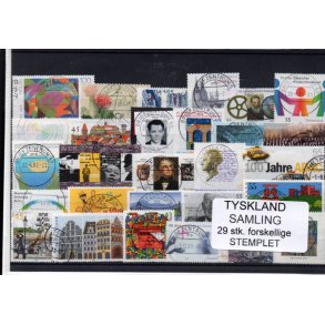 Tyskland Samling - 29 Stk. - Stemplet -