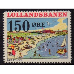 De Lollandske Jernbaner  - Godsfrimrke - 150 re - Ustemplet