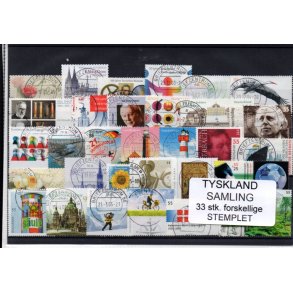 Tyskland Samling - 33 Stk. - Stemplet -