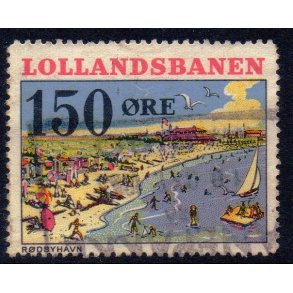 De Lollandske Jernbaner  - Godsfrimrke - 150 re - Stemplet