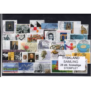 Tyskland Samling - 28 Stk. - Stemplet -