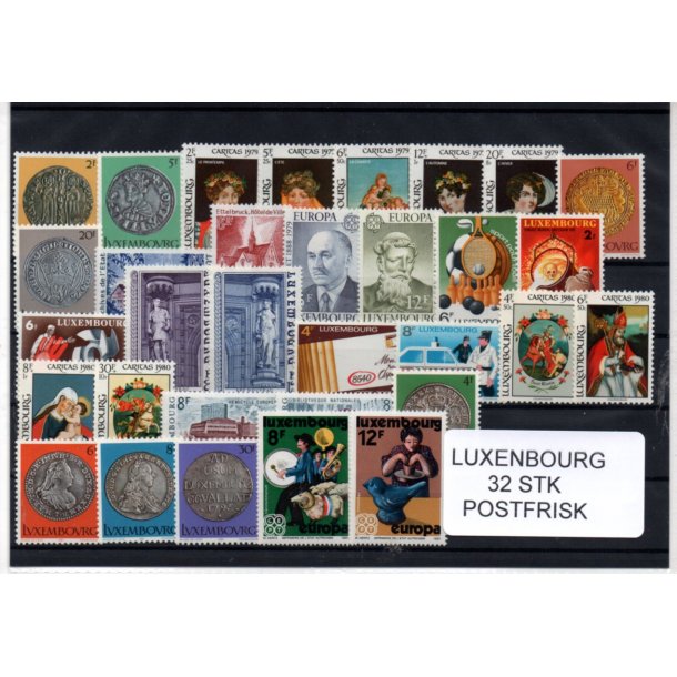 Luxembourg Samling - 32 Stk. Forskellige - Postfrisk